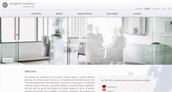 Desktop Screenshot of europeanresidence.com